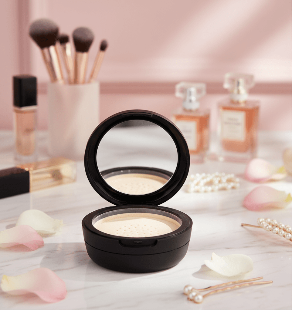 پودر تثبیت‌کننده آرایش، پودر مات‌کننده صورت، پودر فیکساتور، پودر فیکس کننده آرایش، پودر بیک (Baking Powder)، پودر ضد برق پوست،